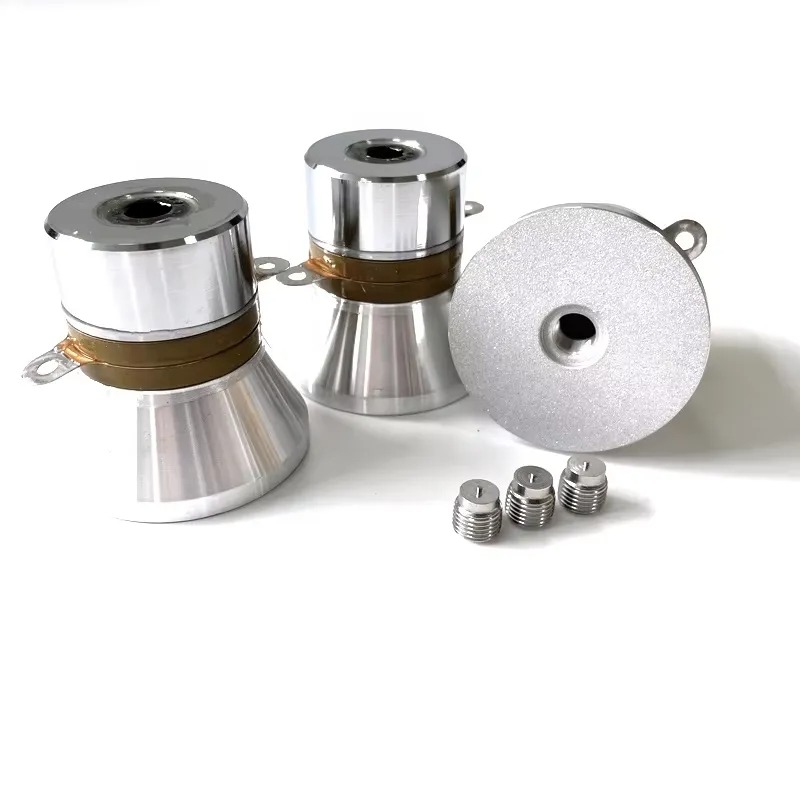 Medical Laboratories - ได้รับการรับรองมาตรฐาน CE 28-135KHz 50-100W ทรานสดิวเซอร์อัลตราโซนิก เซ็นเซอร์สั่นสะเทือนแบบเพียโซอิเล็กทริก