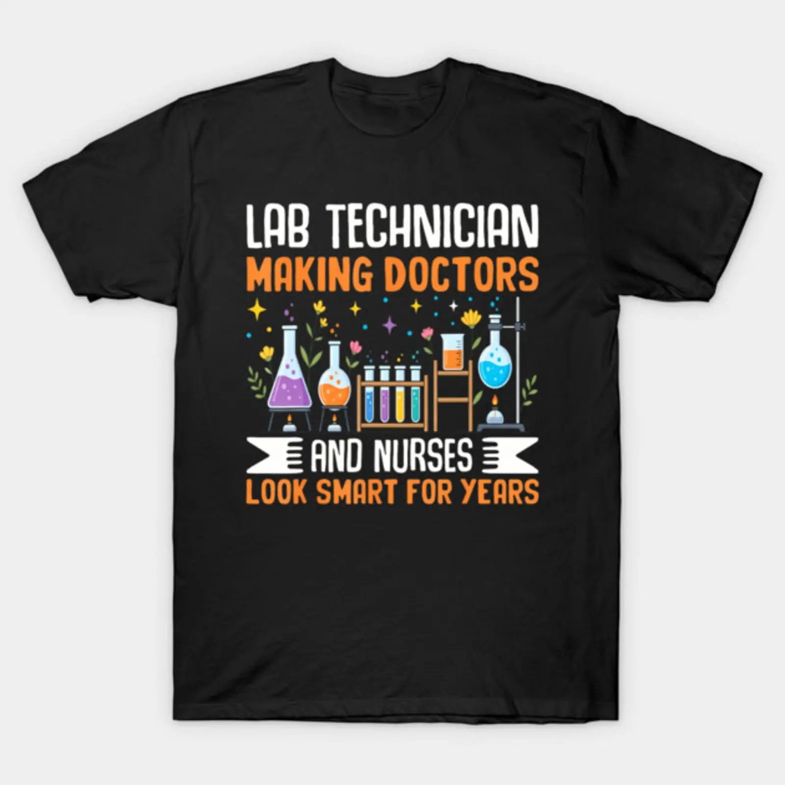Medical Lab Humor - เสื้อยืดลายตลกสำหรับแพทย์และพยาบาล แนววินเทจ ลุคสบายๆ แฟชั่นลำลอง