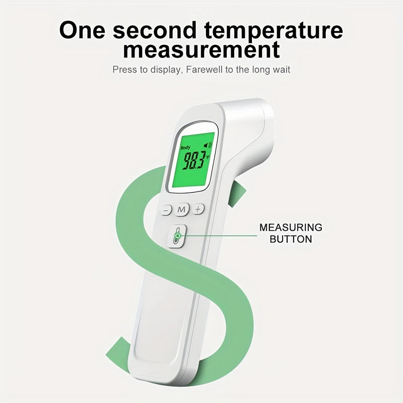 Pulse Oximeter - เครื่องวัดอุณหภูมิอินฟราเรดแบบไม่สัมผัส หรือ เครื่องวัดออกซิเจนปลายนิ้วแบบพกพา อ่านค่า SpO2 และอุณหภูมิได้อย่างรวดเร็ว