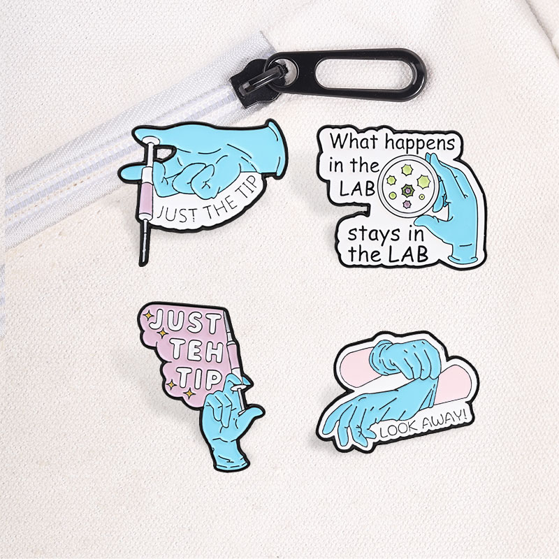 เข็มกลัดเคลือบลายตลกๆ วิทยาศาส - Medical Lab Humor บทวิจารณ์และราคา